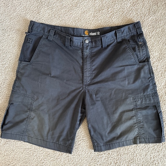Carhartt Mens Cargo Shorts Size 44 Force Extremes Gray Relaxed Fit - Picture 1 of 7